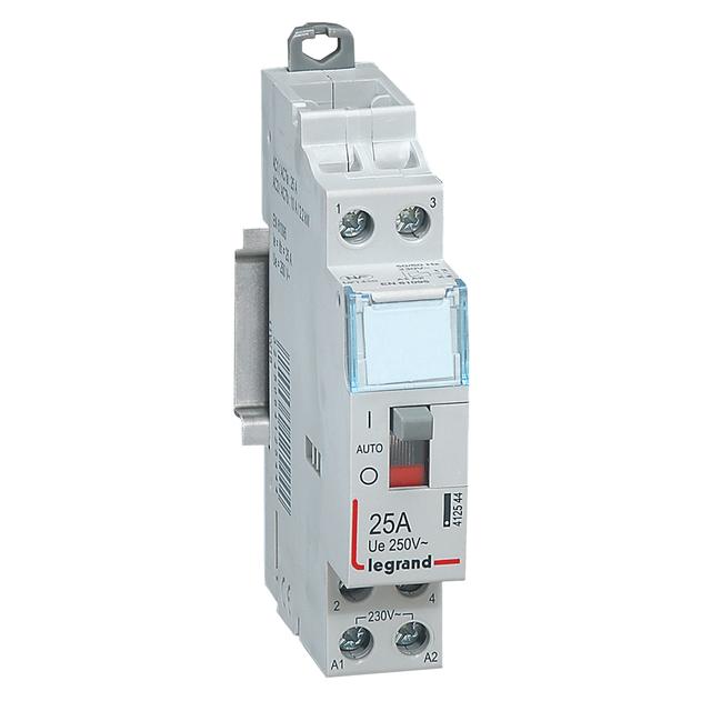 STYCZNIK MODUŁOWY SM 425 25A 230V 2NO Z MANIPULATOREM, Legrand