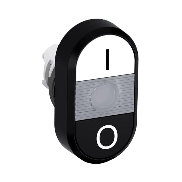 Przycisk podwójny I-0 przezroczyste pole podświetlany MPD6-11C