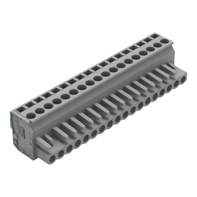 kątowy wtyk sprężynowy raster 5 mm /25szt./ WAGO