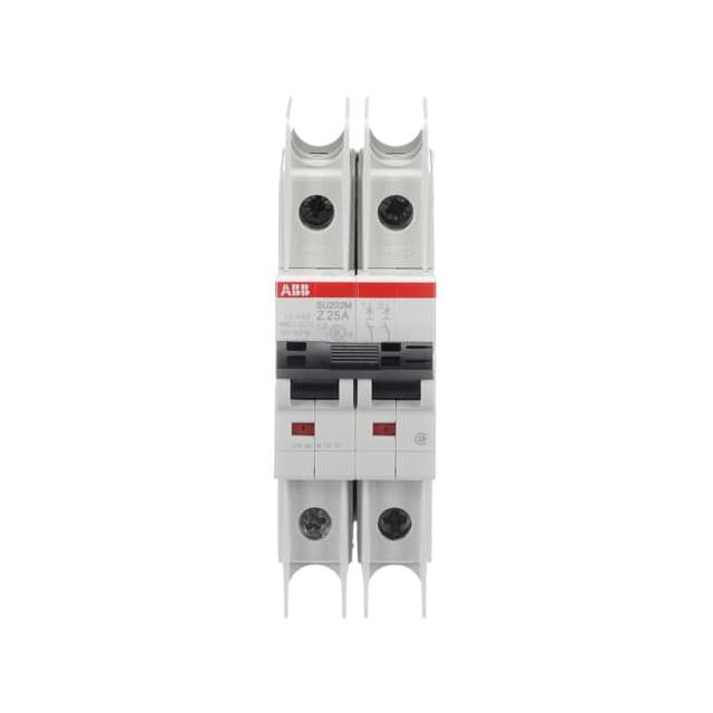 SU202M-Z25 Wyłącznik nadprądowy 10kA 2P Z25A 2CDS272337R0518 ABB