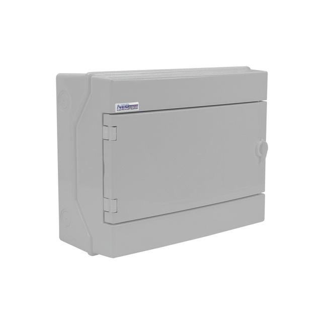 Rozdzielnica hermetyczna natynkowa 1x12 IP65 500VAC/1000VDC RH-12S/S (szare drzwi) 36.711 OPATÓWEK