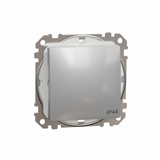 Sedna Design & Elements Łącznik schodowy IP44 srebrne aluminium SDD213106 SCHNEIDER