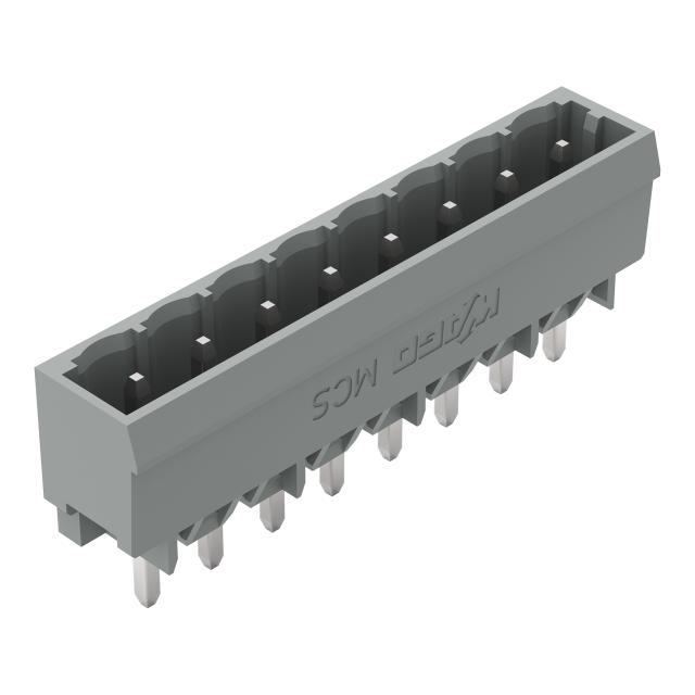 MCS-MIDI Classic wtyk 8-bieg. szary raster 5 mm /100szt./ WAGO