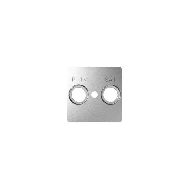 Simon 82 Pokrywa do gniazd RTV-SAT aluminium 82097-93 KONTAKT