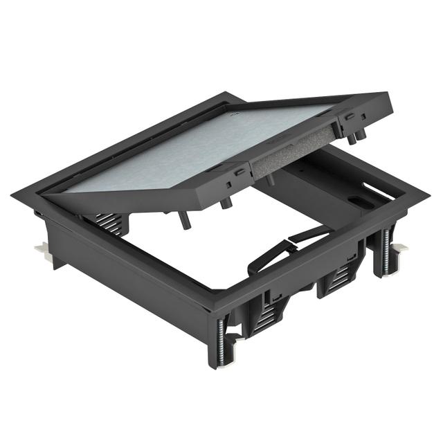 GES4-2U10T 9011, Kaseta zasilająca do montażu w kanale