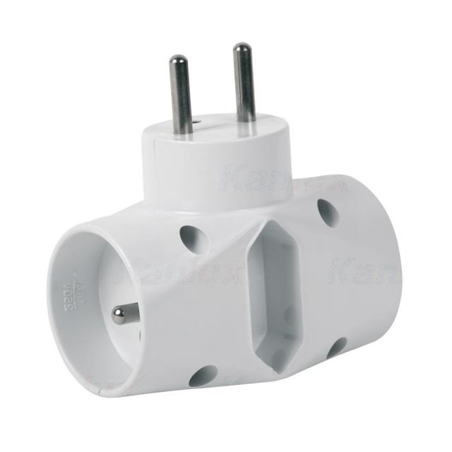 02180; ZARK KRT/2-1 Rozgałęźnik wtyczkowy