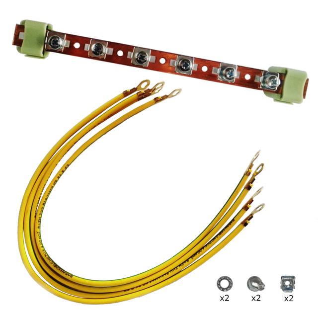 ZESTAW UZIEMIAJĄCY LISTWA + 4 KABLE UZIEM., Legrand