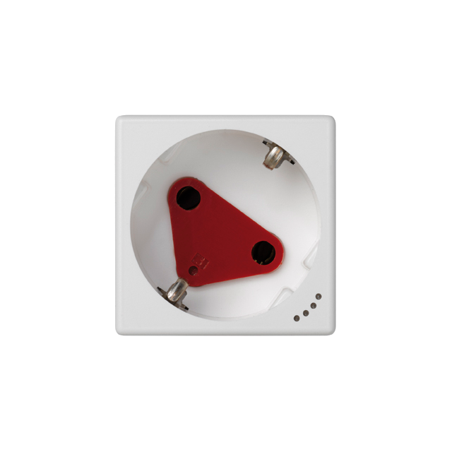 Simon CONNECT TSC-KLS01-9 Gniazdo K45 DATA z kluczem, schuko 16A/230V ,ze wskaźnikiem zasila