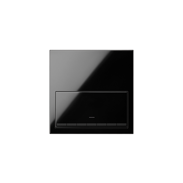 Simon 100 Panel 1-krotny: 1 klawisz ściemniacz czarny