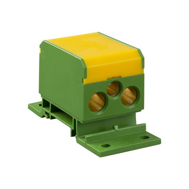 Blok rozdzielczy 2x4-70mm2 + 2x4-50mm2 + 1x4-25mm2 żółto-zielony DB6-Z  48.44 OPATÓWEK