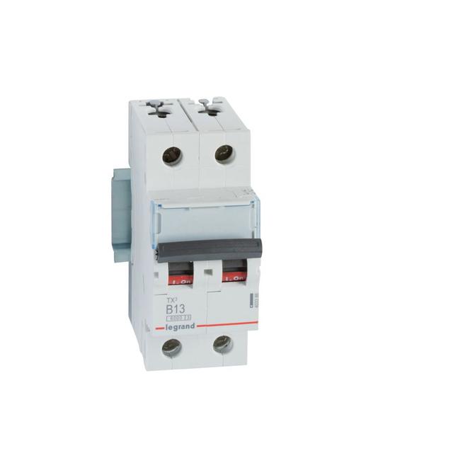 Wyłącznik Nadprądowy S 302 2P B13A 6kA TX3 403386 LEGRAND