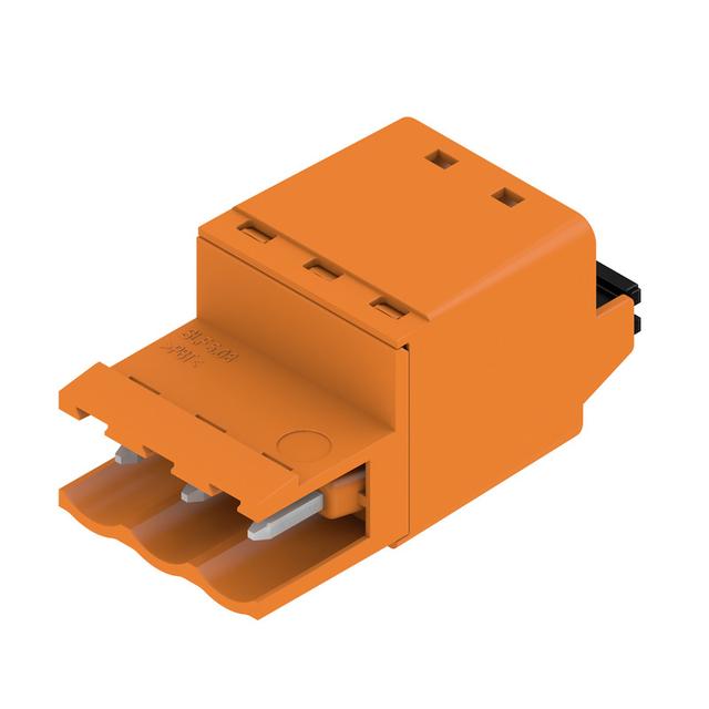 SLF 5.08/03/180 SN OR BX Wtyk PCB (złącze wiązki), 5.08 mm, Liczba biegunów: 3, PUSH IN, złącze sprężynowe /120szt./ 1335340000 WEIDMÜLLER