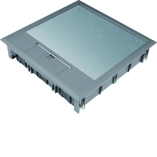 tehalit.VE-EE Pokrywa uchylna VQ12 244x244 wykładzina 5mm stal szary PA VQ12057011 HAGER