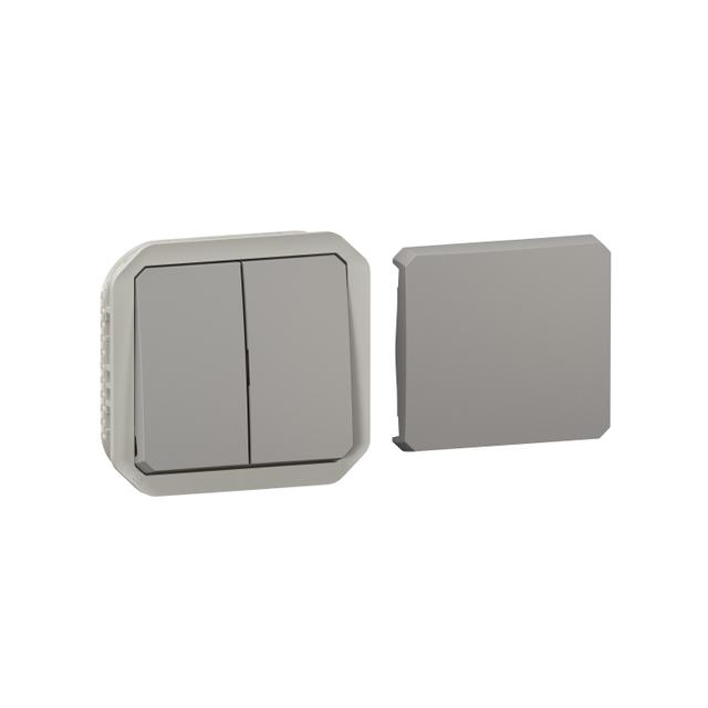 NOWE PLEXO - ŁĄCZNIK TYP TRANSFORMER MECHANIZM 10 AX - 250 V SZARY 069506L LEGRAND