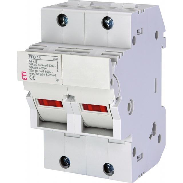 Rozłącznik bezpiecznikowy EFD 14 2P LED 002560013 ETI