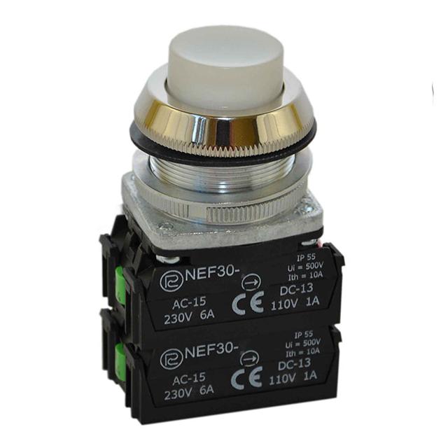 Przycisk NEF30-WX3Y biały W0-NEF30-W X3Y B PROMET