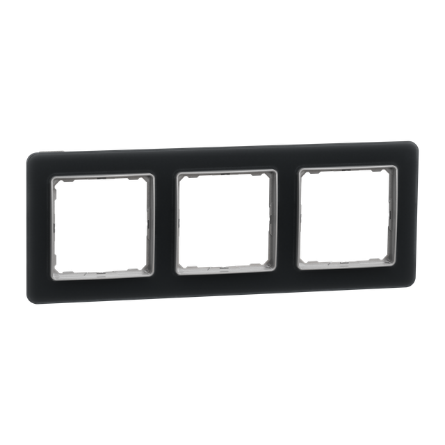 Sedna Design & Elements Ramka potrójna szkło przydymione efekt szkła SDD362803 Schneider