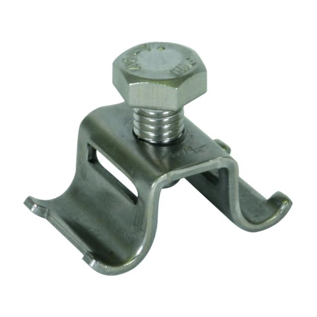 Kompletny zacisk do taśmy 540 931, drut 6-8 mm, stal nierdzewna NIRO