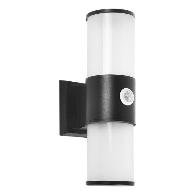 DALIA oprawa ogrodowa z czujnikiem PIR, 2xE27, max. 2x15W, IP54, czarna