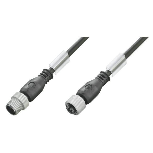 SAIP-M12GM12G-2/4-7.5U Przewód czujnika-siłownika (zmontowany), Kabel połączeniowy, M12 / M12, Liczba biegunów: 3, Długość kabla: 7.5 m, złącze męskie, proste - złącze żeńsk /1sz 1150610750 WEIDMÜLLER