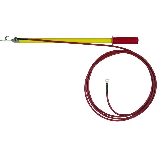 Drążek rozładowujący z elektrodą zawieszaną