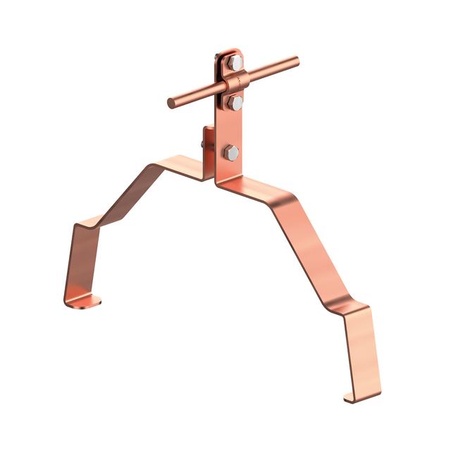 AN-152M/CU/, Uchwyt gąsiorowy "WZÓR 37" Z-śruba H=10 cm /CU/