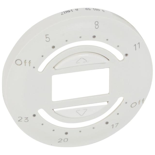 CELIANE - PLAKIETKA DO ZEGARA STEROWANIA ROLET BIAŁA, Legrand