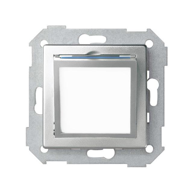 Simon 82 Pokrywa do modułu świecącego 75370-39 aluminium 82036-93 KONTAKT