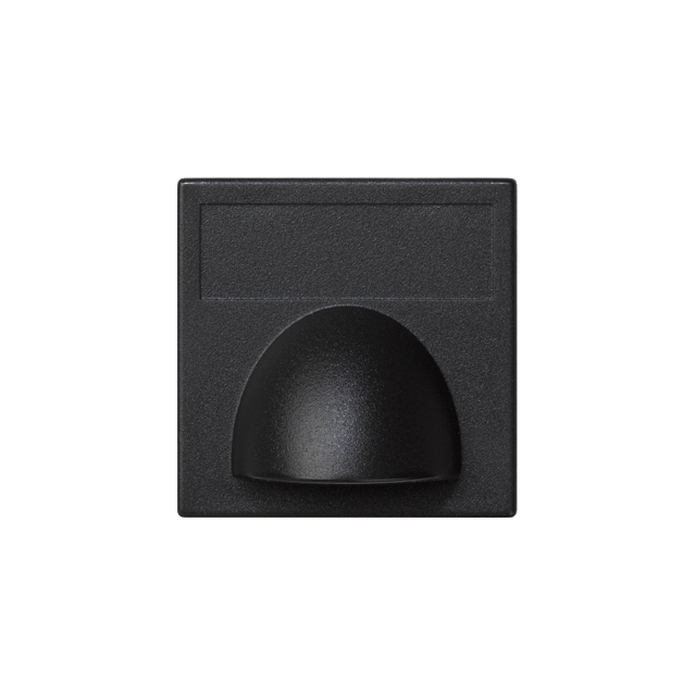 Simon Connect Pokrywa K45 bezpośrednia kątowa szary grafit