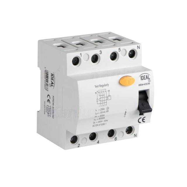 Wyłącznik różnicowo-prądowy KRD6-4/25/30