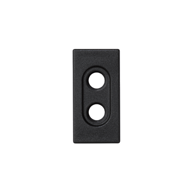 Simon Connect Płytka K45/2 złącz 2x RCA (CINCH) 225x45mm szary grafit K101/14 KONTAKT