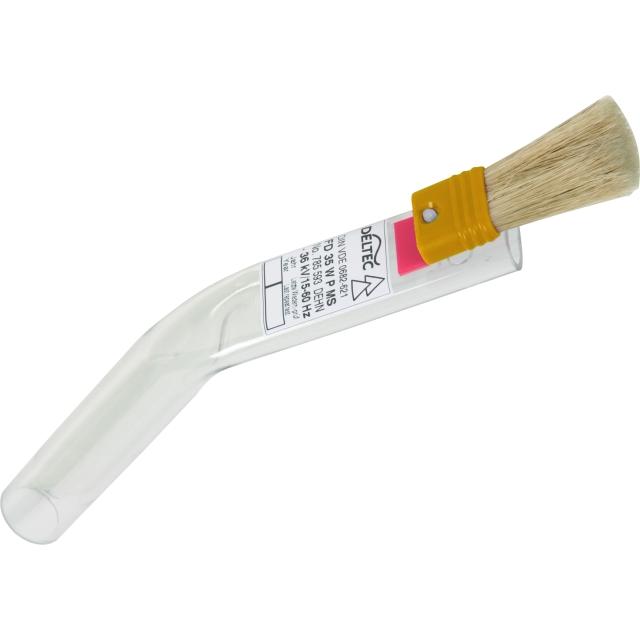 Dysza płaska kątowa z przykręcanym pędzlem szer. 35 / dł. 250 mm