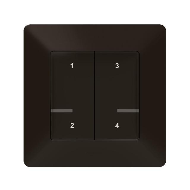 Netatmo - Valena Life - łącznik bezprzewodowy 4 scenariusze - czarny, Legrand