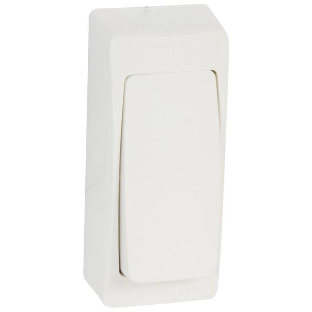 OTEO PRZYCISK JEDNOBIEGUNOWY MINI Z PODŚWIETLENIEM KOMPLET 6A-250V~, Legrand