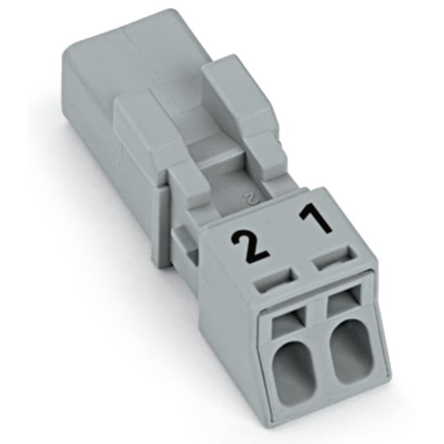 WINSTA MINI wtyk 2-torowy szary /50szt./ WAGO