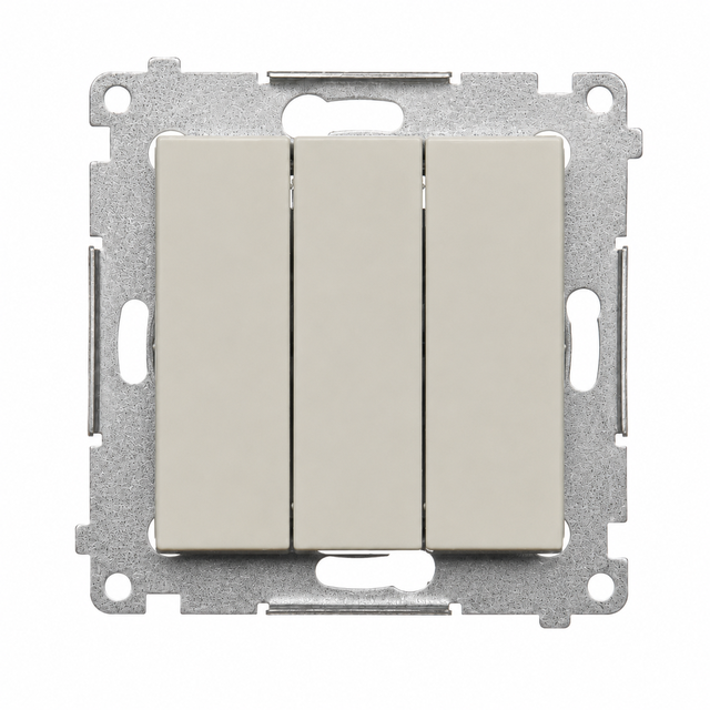 Simon 54 Łącznik potrójny szybkozłączka kaszmir mat DW31.01/42