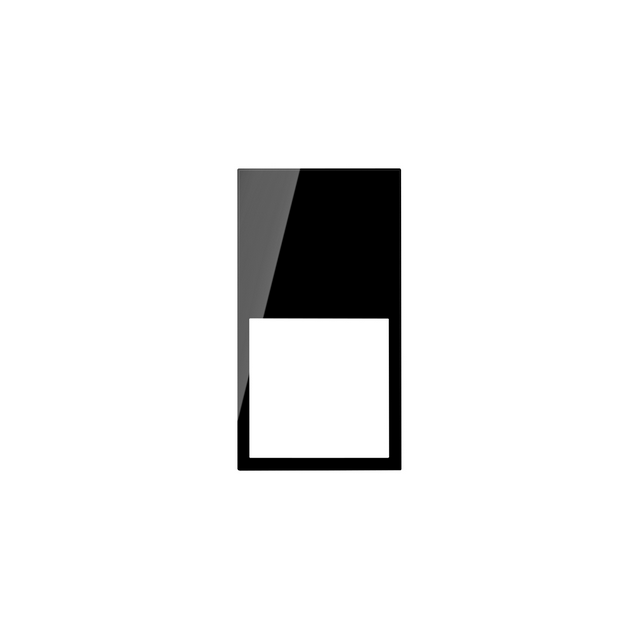 Simon 100 Ramka minimal pionowa 2-krotna 2x1/2 czarny 10002620-138 KONTAKT