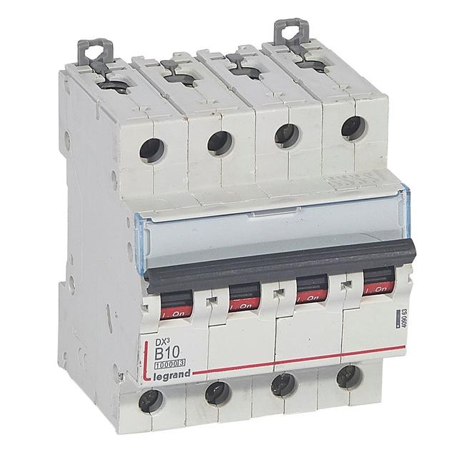 Wyłącznik Nadprądowy S 314 4P B10A 10000A DX3 409063 LEGRAND