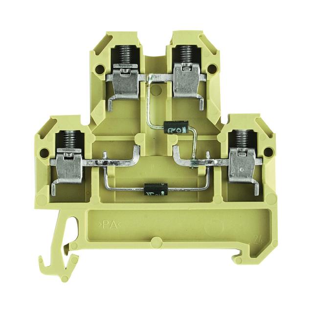DK 4/35 2D GET.SCH. A1 Złączki szynowe z elementami elektronicznymi, nr katalogowy 0396660000