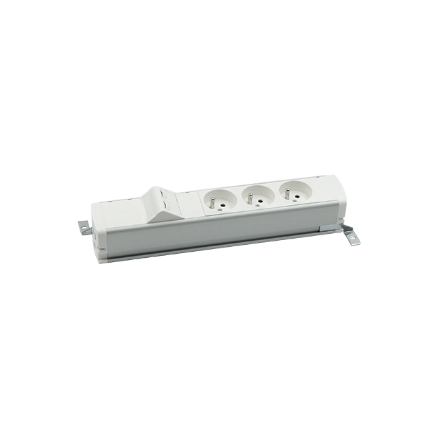 "Simon 480 TS48-110E300K0-30 Listwa standardowa 3 gn. typ E i płytka 2xRJ45 keystone