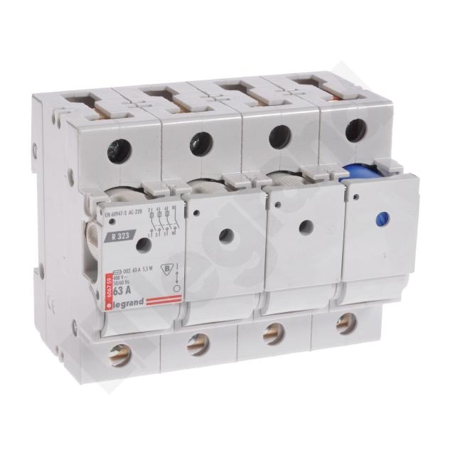 Rozłącznik Bezpiecznikowy R 323 63A 3P+N Rozłączany 606759 LEGRAND
