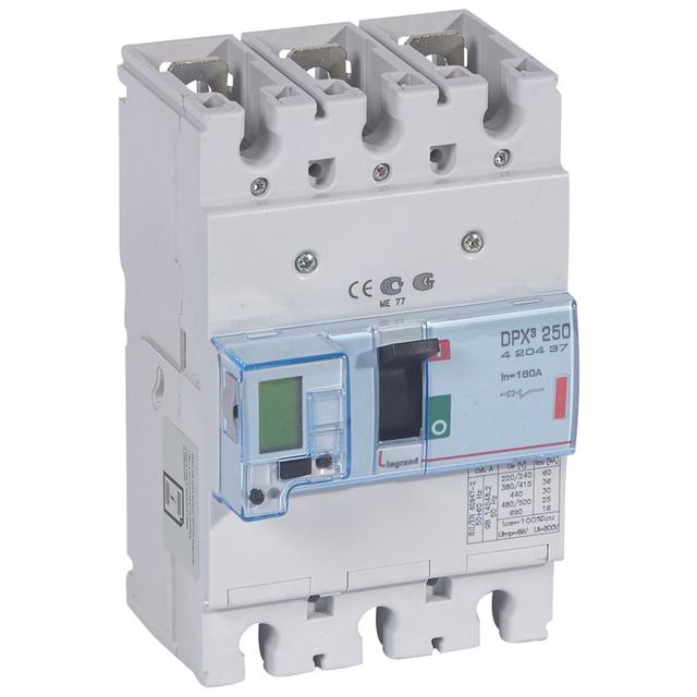 Wyłącznik DPX3 250 El+P 3P 160A 36kA 420437 LEGRAND