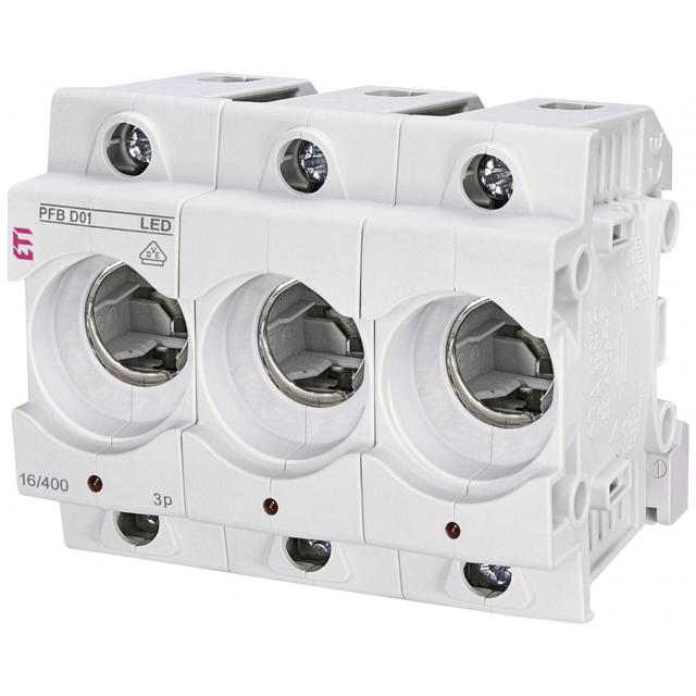 Gniazdo bezpiecznikowe PFB D01 PFB D01 3p LED 002510014 ETI