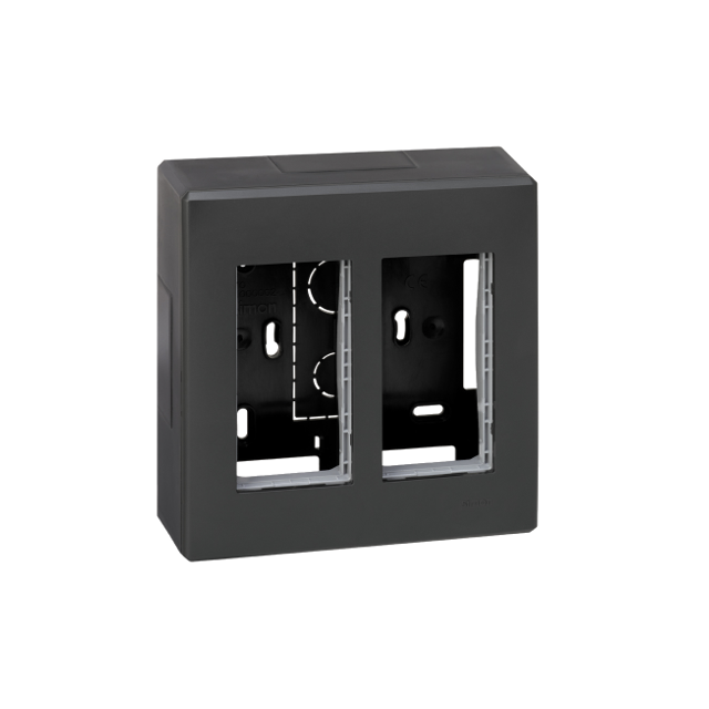 Simon Connect Obudowa natynkowa S500 2-modułowa 4x K45 kompletna szary grafit 51000002-038 KONTAKT