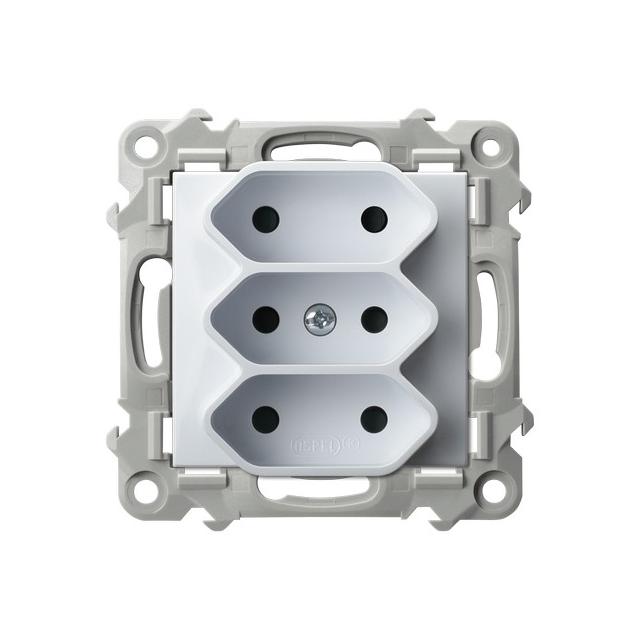 SZAFIR Gniazdo potrójne EURO