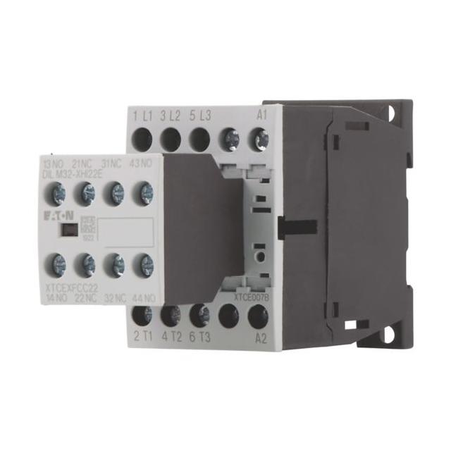 Stycznik mocy 7A 3P 230V AC 2Z 2R DILM7-22(230V50HZ,240V60HZ) 106360 EATON