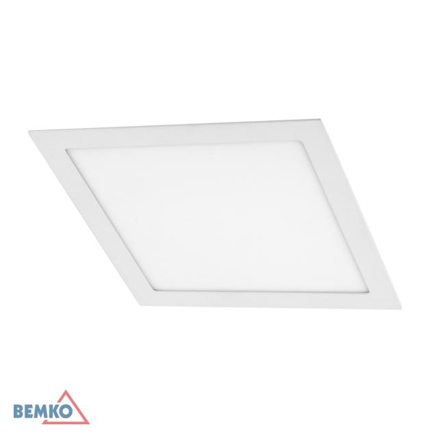 OPRAWA DOWNLIGHT LED BOLED 12W 3000K   690LM IP20 KWADRAT BIAŁY