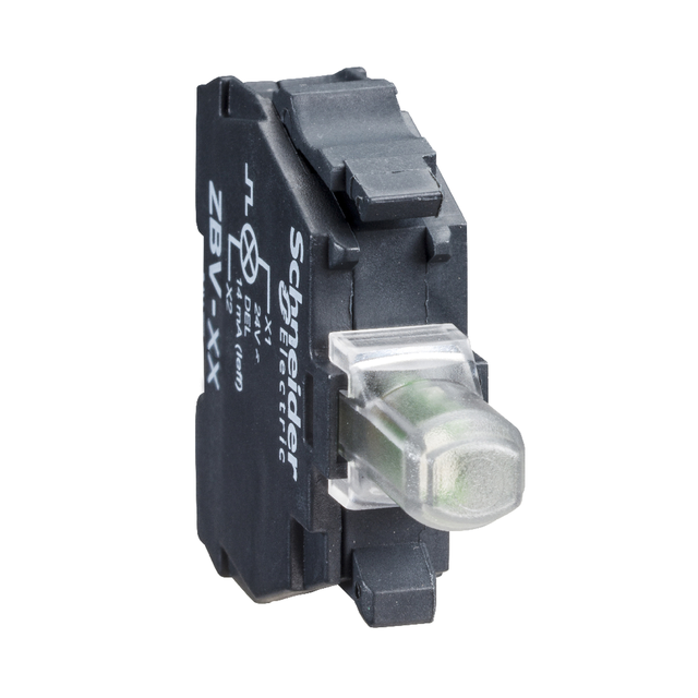 Harmona XB4 Dioda fi22 biała LED 230/240V migająca zaciski śrubowe ZBV18M1 Schneider