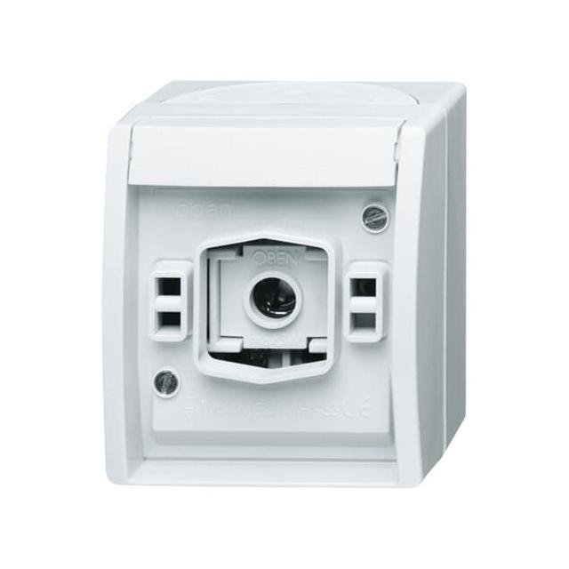 OCEAN Sygnalizator świetlny do lampek z gwintem E 10 Bez klosza, bez lampy,  IP 44 biały alpejski