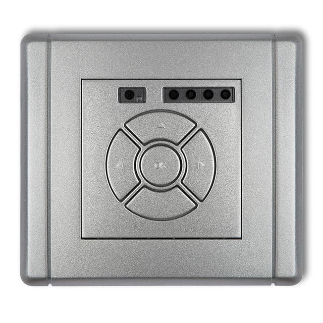 FLEXI Elektroniczny sterownik roletowy (przycisk strefowy) srebrny metalik 7FSR-5 KARLIK